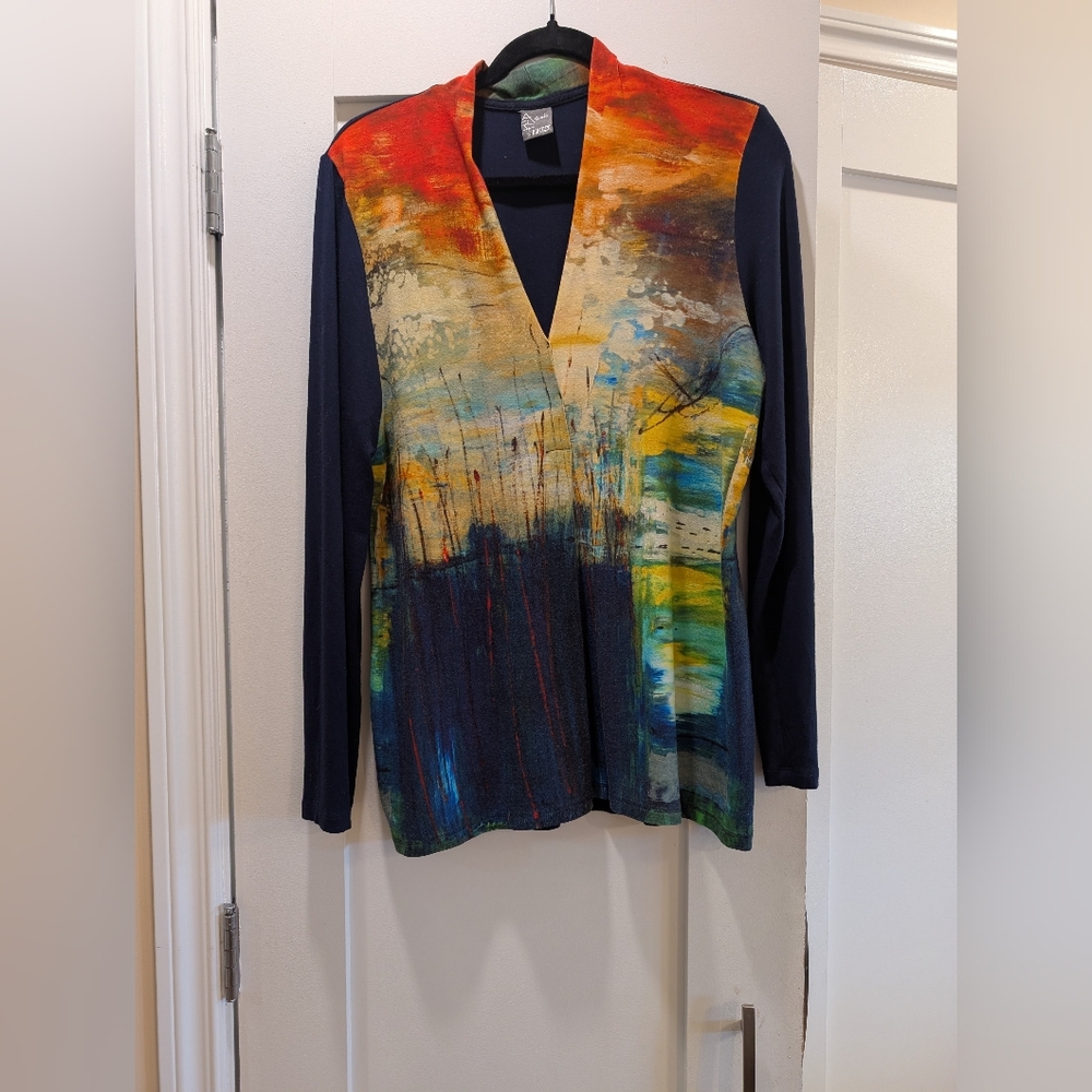 Vibrant Tunic By Simply Art By Dolcezza,L